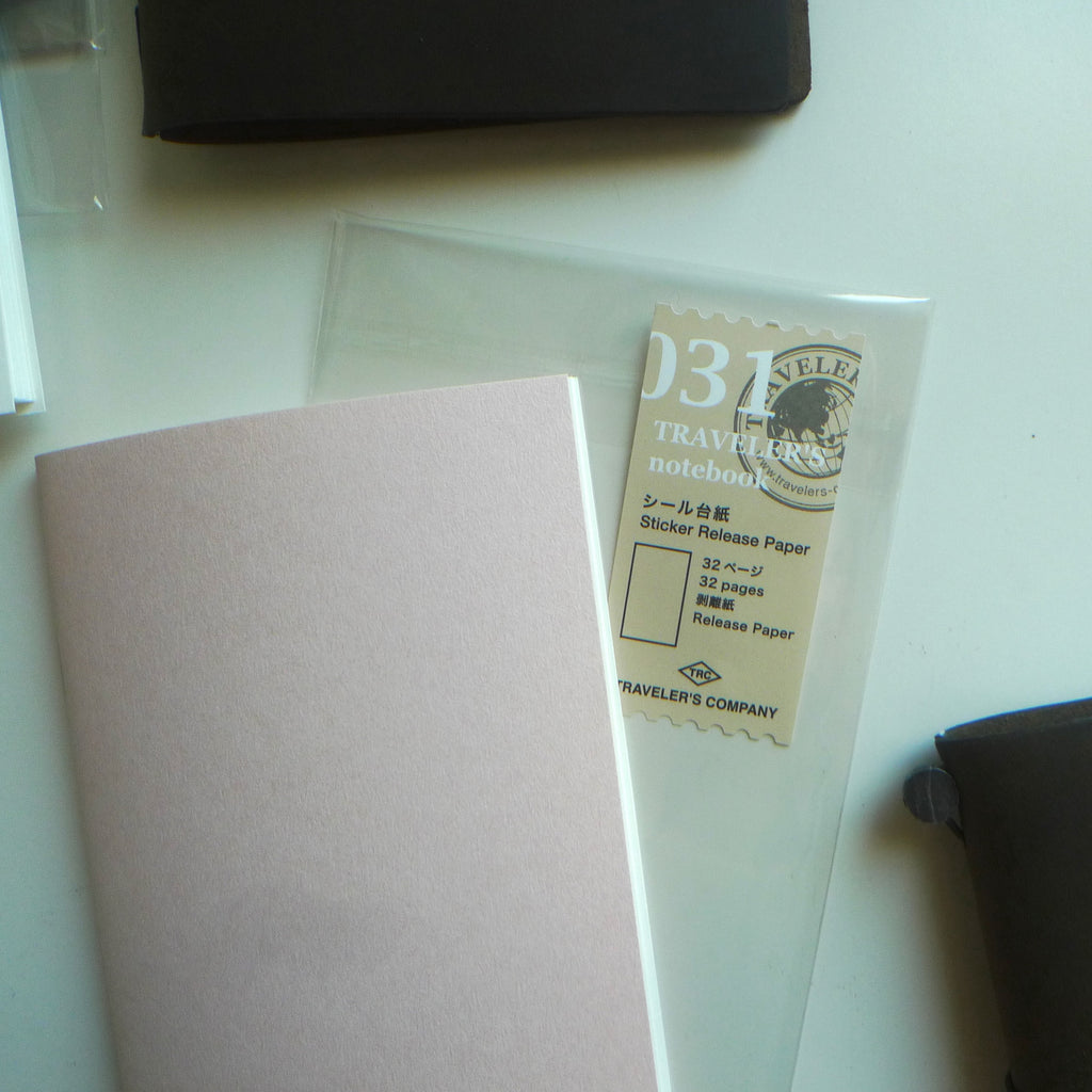 Traveler's Notebook Refill 031 Regular Size Sticker Release Paper