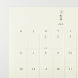 [new!] MD 2025: MD Wall Calendar Folded [2 sizes]