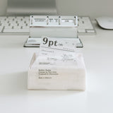 PC x Phavourite: 9pt.(4) Tiny Text Rubber Stamps [18 options]