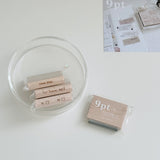 PC x Phavourite: 9pt.(4) Tiny Text Rubber Stamps [18 options]