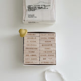 PC x Phavourite: 9pt.(心) Tiny Text Rubber Stamps [18 options]