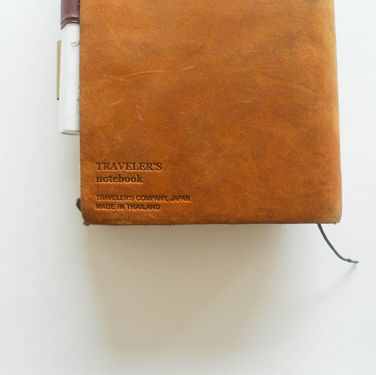 Camel Leather top Cover,Stiff, Traveler's Notebook Leather Cover, Notebook Cover, Journal Personalized